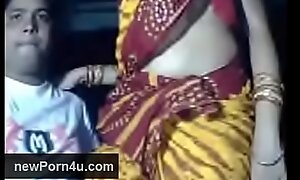 Indian Magnificent Desi Bhabi showing heart of hearts and pussy on cam back devar at newporn4u porn video